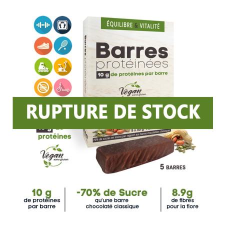 Barres Végan protéinées